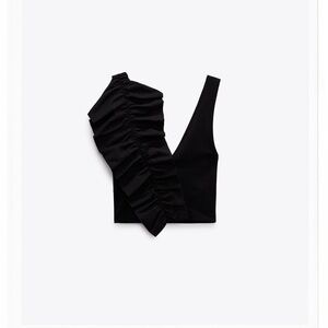 Zara, small, black top